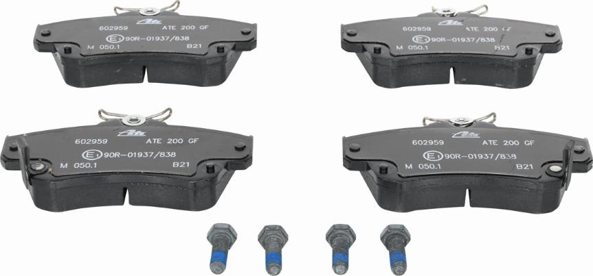 ATE 13.0460-2959.2 - Kit de plaquettes de frein, frein à disque cwaw.fr