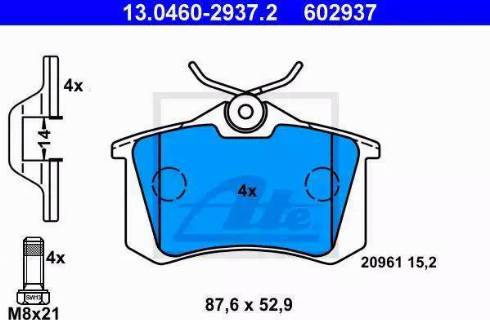 Alpha Brakes HKT-VW-002 - Kit de plaquettes de frein, frein à disque cwaw.fr