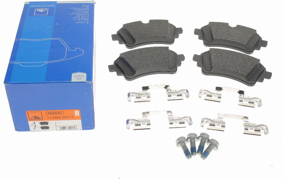 ATE 13.0460-2647.2 - Kit de plaquettes de frein, frein à disque cwaw.fr