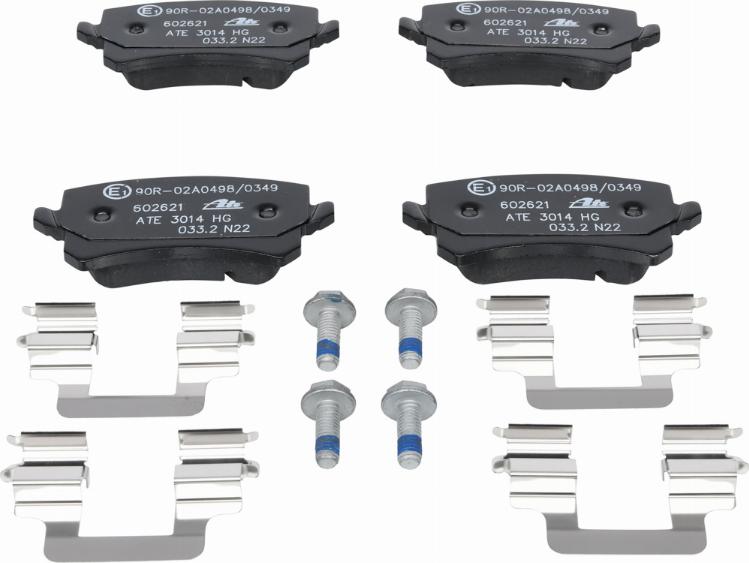 ATE 13.0460-2621.2 - Kit de plaquettes de frein, frein à disque cwaw.fr