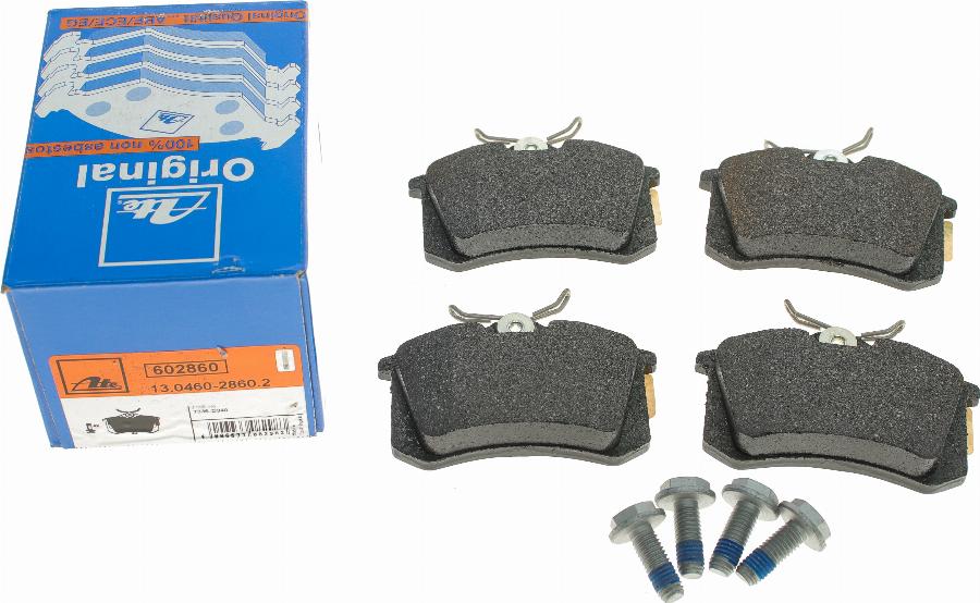 ATE 13.0460-2860.2 - Kit de plaquettes de frein, frein à disque cwaw.fr