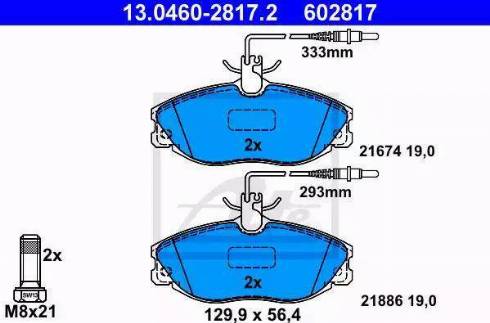 Alpha Brakes HKP-PE-024 - Kit de plaquettes de frein, frein à disque cwaw.fr