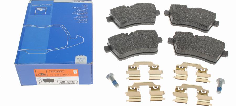 ATE 13.0460-2885.2 - Kit de plaquettes de frein, frein à disque cwaw.fr