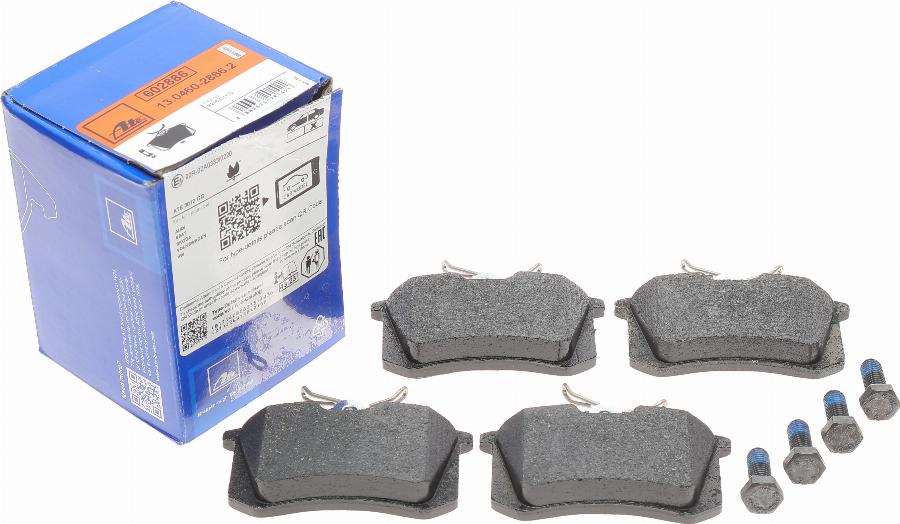 ATE 13.0460-2886.2 - Kit de plaquettes de frein, frein à disque cwaw.fr