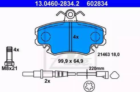 Alpha Brakes HKP-RE-027 - Kit de plaquettes de frein, frein à disque cwaw.fr