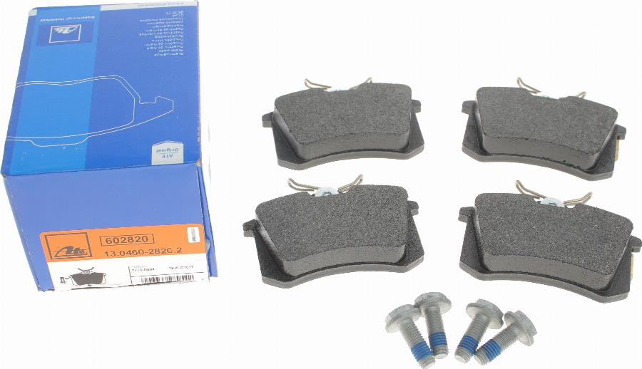 ATE 13.0460-2820.2 - Kit de plaquettes de frein, frein à disque cwaw.fr