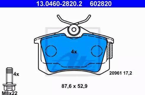 Alpha Brakes HKT-VW-001 - Kit de plaquettes de frein, frein à disque cwaw.fr