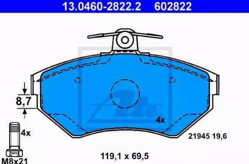 Alpha Brakes HKP-VW-039 - Kit de plaquettes de frein, frein à disque cwaw.fr