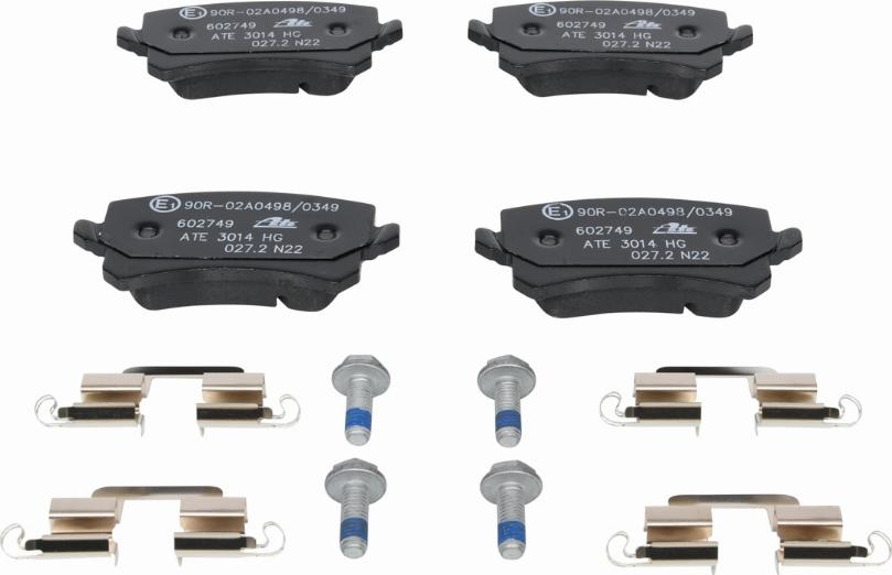 ATE 13.0460-2749.2 - Kit de plaquettes de frein, frein à disque cwaw.fr