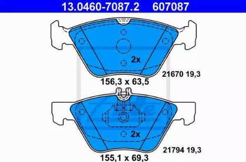 Alpha Brakes HKP-ME-020 - Kit de plaquettes de frein, frein à disque cwaw.fr