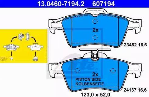 Alpha Brakes HKT-FR-020 - Kit de plaquettes de frein, frein à disque cwaw.fr