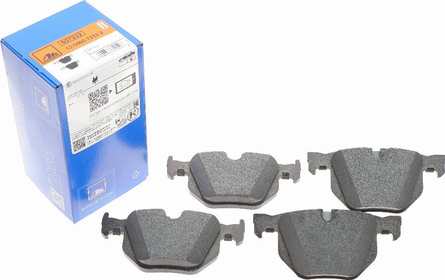 ATE 13.0460-7232.2 - Kit de plaquettes de frein, frein à disque cwaw.fr