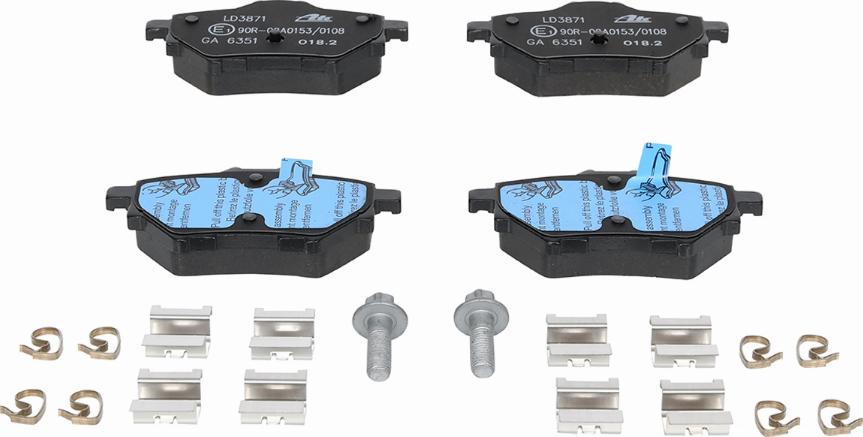 ATE 13.0470-3871.2 - Kit de plaquettes de frein, frein à disque cwaw.fr