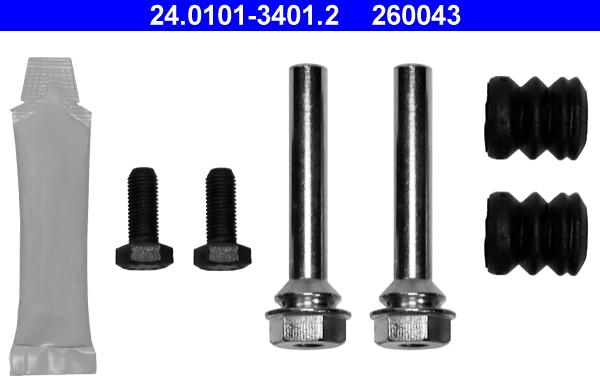 ATE 24.0101-3401.2 - Kit d'accessoires, étrier de frein cwaw.fr