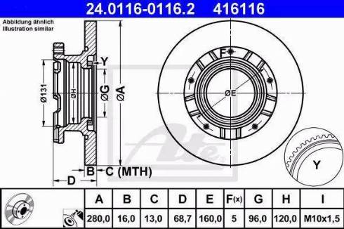 Alpha Brakes HTT-FR-010 - Disque de frein cwaw.fr