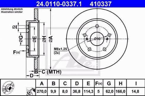 Alpha Brakes HTT-TY-055 - Disque de frein cwaw.fr