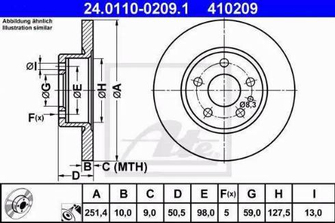 Alpha Brakes HTT-AR-008 - Disque de frein cwaw.fr