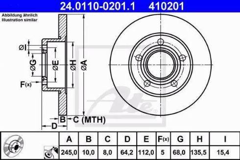 Alpha Brakes HTT-AU-003 - Disque de frein cwaw.fr