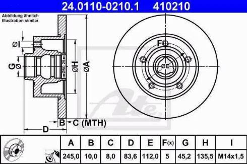 Alpha Brakes HTT-AU-007 - Disque de frein cwaw.fr