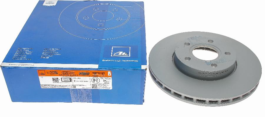 ATE 24.0125-0199.1 - Disque de frein cwaw.fr