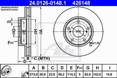 Alpha Brakes HTP-TY-158 - Disque de frein cwaw.fr