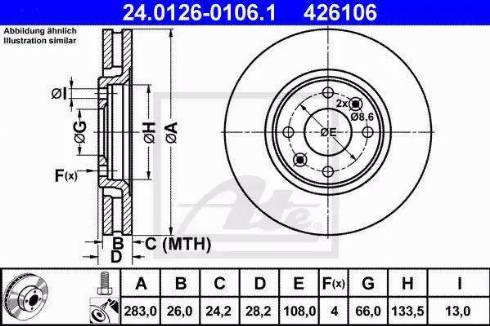 Alpha Brakes HTP-PE-008 - Disque de frein cwaw.fr