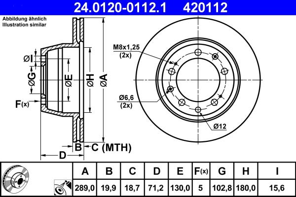 ATE 24.0120-0112.1 - Disque de frein cwaw.fr