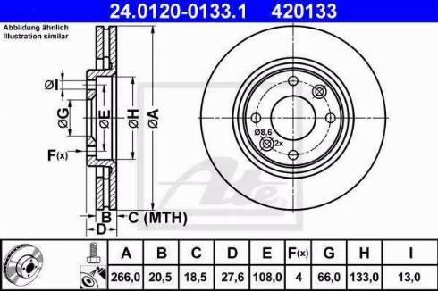 Alpha Brakes HTP-CT-006 - Disque de frein cwaw.fr