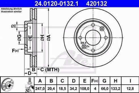 Alpha Brakes HTP-CT-004 - Disque de frein cwaw.fr