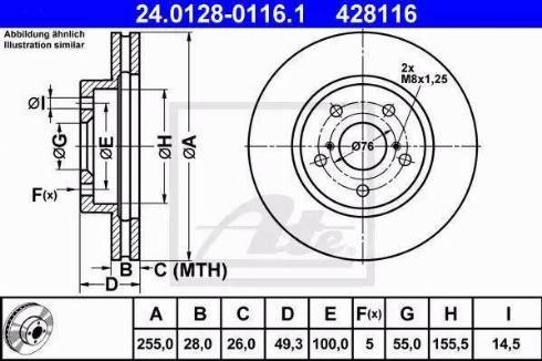 Alpha Brakes HTP-TY-015 - Disque de frein cwaw.fr