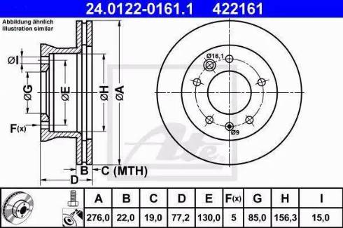 Alpha Brakes HTP-ME-022 - Disque de frein cwaw.fr