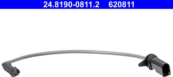 ATE 24.8190-0811.2 - Contact d'avertissement, usure des plaquettes de frein cwaw.fr