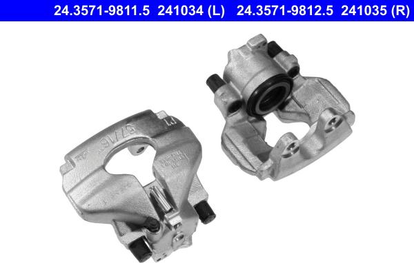 ATE 24.3571-9812.5 - Étrier de frein cwaw.fr