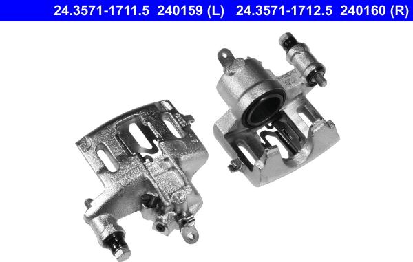 ATE 24.3571-1711.5 - Étrier de frein cwaw.fr