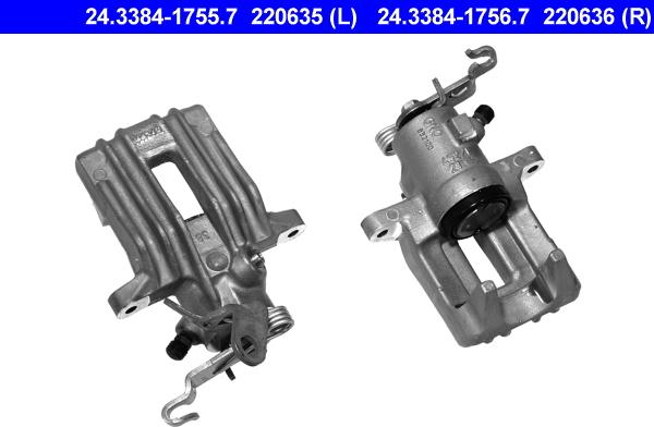 ATE 24.3384-1755.7 - Étrier de frein cwaw.fr