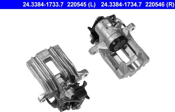 ATE 24.3384-1733.7 - Étrier de frein cwaw.fr