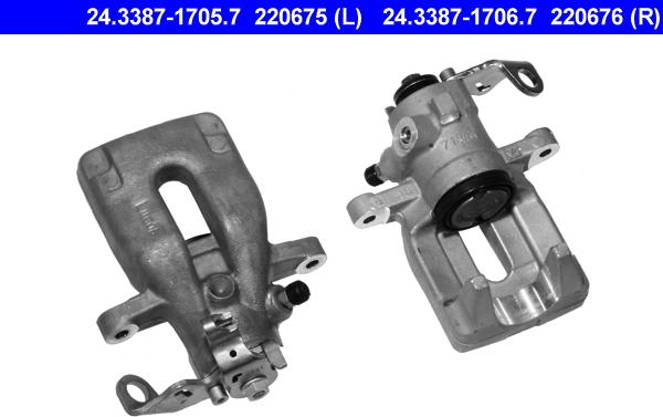 ATE 24.3387-1705.7 - Étrier de frein cwaw.fr