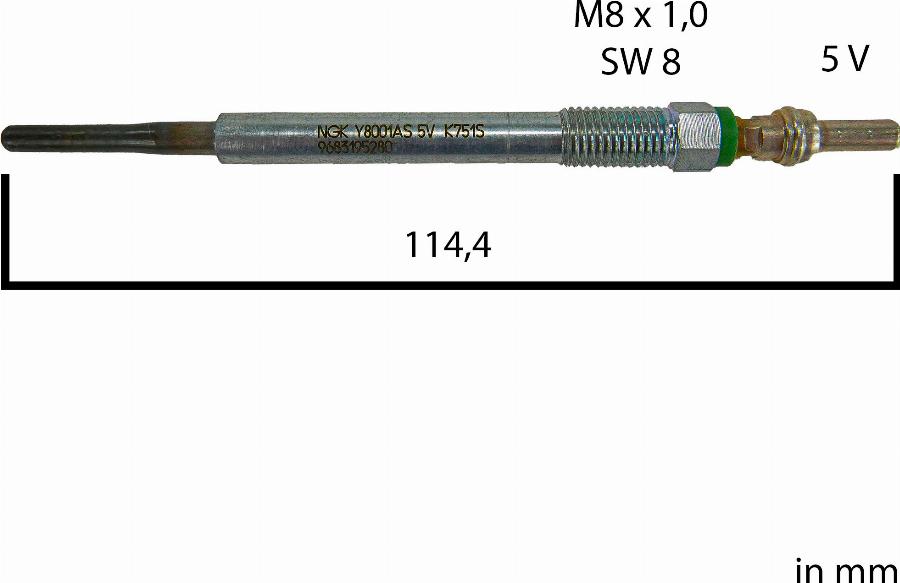 ATMMotoren 10000353 - Bougie de préchauffage cwaw.fr