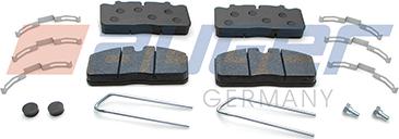 Auger 76441 - Kit de plaquettes de frein, frein à disque cwaw.fr