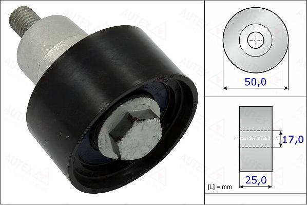 Autex 654921 - Poulie renvoi / transmission, courroie de distribution cwaw.fr