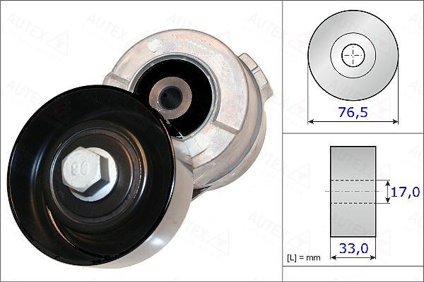 Autex 654978 - Tendeur de courroie, courroie trapézoïdale à nervures cwaw.fr