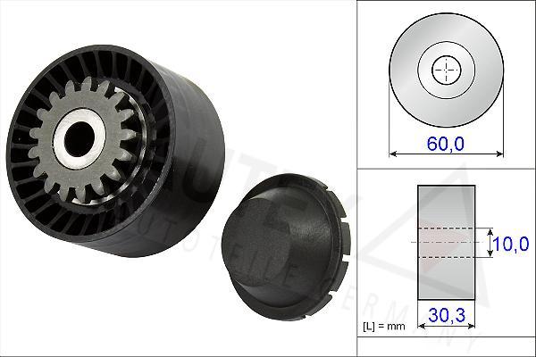 Autex 654465 - Poulie renvoi / transmission, courroie trapézoïdale à nervures cwaw.fr