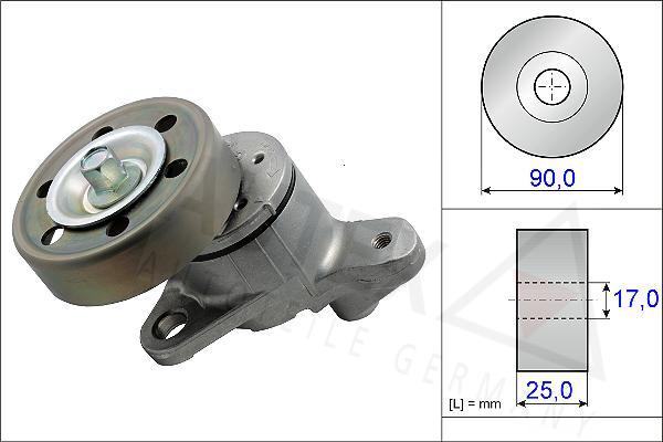 Autex 654800 - Tendeur de courroie, courroie trapézoïdale à nervures cwaw.fr