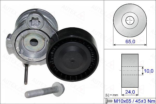 Autex 654882 - Tendeur de courroie, courroie trapézoïdale à nervures cwaw.fr