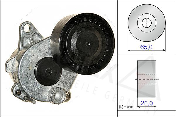 Autex 654839 - Tendeur de courroie, courroie trapézoïdale à nervures cwaw.fr