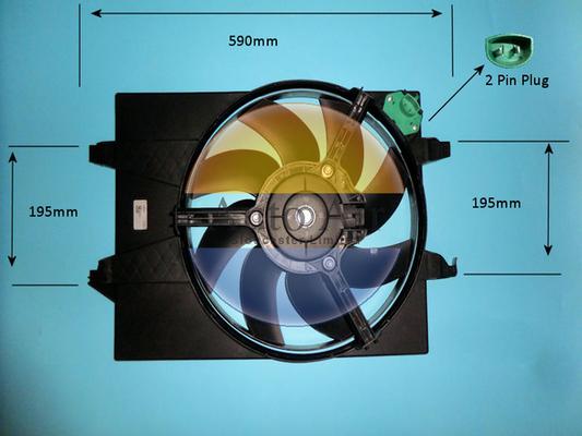 Auto Air Gloucester 05-1246 - Moteur électrique, ventilateur pour radiateurs cwaw.fr