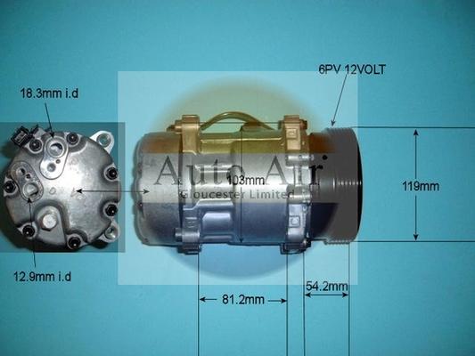 Auto Air Gloucester 14-9699P - Compresseur, climatisation cwaw.fr