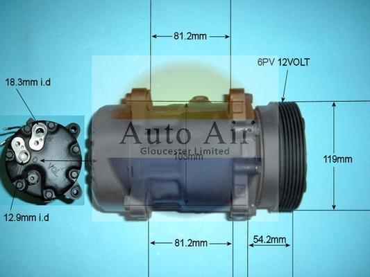 Auto Air Gloucester 14-9699R - Compresseur, climatisation cwaw.fr