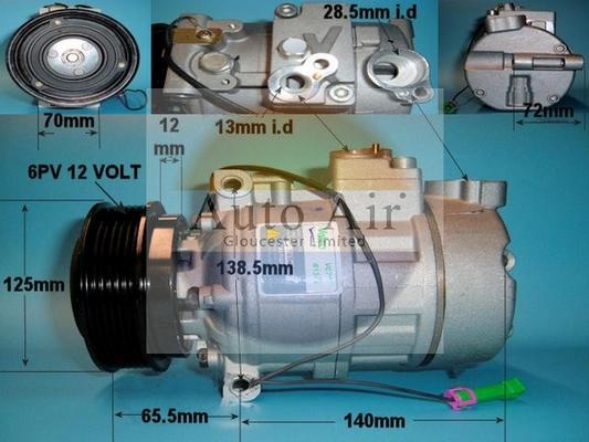 Auto Air Gloucester 14-9692P - Compresseur, climatisation cwaw.fr