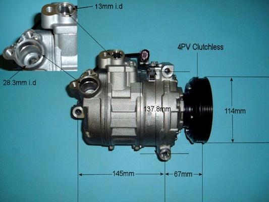 Auto Air Gloucester 14-9697 - Compresseur, climatisation cwaw.fr